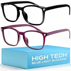 livho High Tech Blue Light Glasses - Advanced Blue Light Blocking Computer Glasses - Screen Fatigue & UV Protection