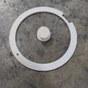 Universal Lid for Pots Pans and Skillets, 10 inch, Diameter Cookware, Silicone Replacement Pan Lid Pot Lids for Frying Pans, Cast Iron, Tempered Glass Lid