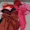 10 PCS Hair Bows,Big Bows for Girls and Womens,Hair Bows for Womens,Hair Ribbons,Large Hair Bow for Women,Big Hair Bow,Bows for Women, Oversized Long-tail Cute Aesthetic Hair Accessories(Red Series)