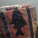 8x10 Washable Area Rugs for Living Room, Soft Lodge Bear Rugs for Bedroom Dining Room, Non Slip Low Pile Vintage Rug Indoor Large Carpets for Home Office Decor