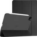 ProCase for iPad Pro 11 Inch Case 2022/2021/2020/2018(4th/3rd/2nd/1st Generation), iPad Pro 11" Slim Stand Hard Back Cover Shell Smart Folio Compatible with Pencil/Support Auto Wake/Sleep -Black