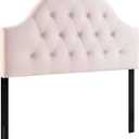 Modway Sovereign Twin Diamond Tufted Performance Velvet Headboard, Pink