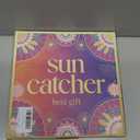 Cross Wildflower Sunset Suncatcher Sun Catchers Indoor Window Gifts 7.8"