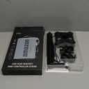 KDD Gaming Headphones Stand, Rotatable Headset Stand with Light Modes - Controller Holder with 2 USB Charging Ports and 3.5mm - Earphone Hanger Accessories for Desktop Gamer(Black)