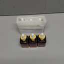 COSIDEA 6pcs Empty gradient Red Square 30ml / 1oz Glass dropper bottle for Serum essence oil bottles container packing