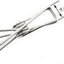 HAHIYO Clothespins Chip Clips All Metal Stainless Steel No Rust Stains Strong Grip in Heavy Wind 3.4 Inches 14 Pack Extra Large Do Not Fall Apart Open Wide for Holding Clothes Snack Bag Clamps