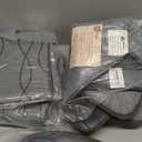 YIHOUSE Memory Foam Grey Bathroom Rug Sets 5 Piece, Ultra Absorbent Bath Mat for Bathroom - Non-Slip Machine Washable & Dry Quickly, 5 Piece Bathroom Mat Set, Dark Grey (1'8" x 3'10")