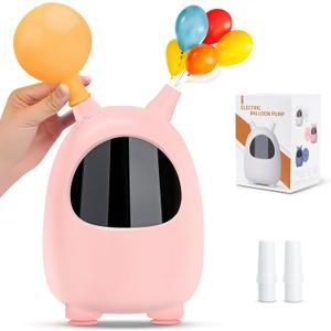 Balloon Pump Electric, SPLAKS Balloons Inflator Air Pump Portable Balloon Blower for Garland Arch, Party Decoration