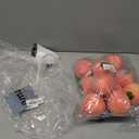 JEDFORE Fake Fruit Home House Kitchen Party Decoration Simulation Artificial Lifelike Peach 10pcs Set