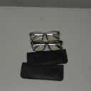 livho High Tech Blue Light Glasses - Advanced Blue Light Blocking Computer Glasses - Screen Fatigue & UV Protection (*B10 Light Black+clear Grey)