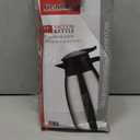 68oz Coffee Carafe Airpot Insulated Coffee Urn Stainless Steel Vacuum Thermal Pot Flask for Coffee, Hot Water, Tea, Hot Beverage Keep 12 Hours Hot, 24 Hours Cold, Silver