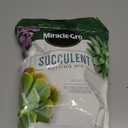 Miracle-Gro Succulent Potting Mix, For Indoor Succulents, Aloe Vera and More, Made with Miracle-Gro Plant Food, 4 qt (1 Pack)