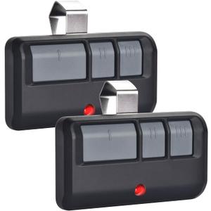 Replacement Compatible with Liftmaster Chamberlain Sears Craftsman 893max Universal Garage Door Opener Remote, 2 Pack