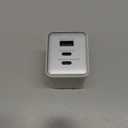 100W USB C Charger Block, 3-Port Compact Foldable Power Adapter USB Wall Charger for MacBook Pro/Air, Dell XPS, iPad Pro, iPhone Series, Galaxy S25/S24, and More (White)