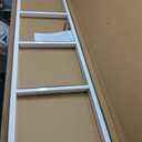 Integrated Bunk Bed Ladder with 57"-61" Height Range, RV Bunk Ladder with 1.2" Hooks,Anti-Slip Step,300lbs Heavy-Duty, Easy to Clean, Setp Ladder for 55"-59" H Bunk Beds, Dorms and Kids' Rooms
