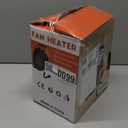 1500W Portable Garage Heater, Electric Outdoor Heater with Fast Heating & Overheat Protection, Patio and Greenhouse Space Heater for Indoor or Outdoor UseYellow