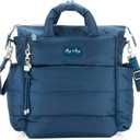 Itzy Ritzy Dream Convertible Diaper Bag Tote Backpack - Baby Diaper Bag with 14 Pockets, Changing Pad (Sapphire Starlight)