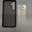 TORRAS Guardian Shockproof for Samsung Galaxy S25 Case, [12FT Military Grade Drop] Thin & Soft Touch for Samsung S25 Case, Translucent Matte Protective Slim Case for Samsung S25, Black