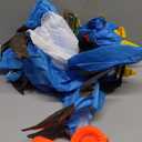 Inflatable Dinosaur Costume for Kids Light Up T-Rex Funny Blow Up Halloween Party Cosplay Dress Up Outfit Boys Girls,Blue