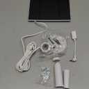 Solar Panels for Ring Camera Outdoor (New Generation) 5W 5V Solar Panel Charger with USB-C&Plug for Spotlight Cam Plus&Stick Up Cam Pro.Waterproof IP65 360Adjustable 2M Cable (White, 1)