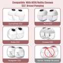 Two Full Sets Breast Pump Parts with 24mm Flange Compatible with Lansinoh Discreet Duo/NCVI/Nuliie/NICEGREEN Life/Zooawa S32 Breast Pump Replacement Parts,S32 Pump Parts,Extra Duckbill Valve&Diaphragm