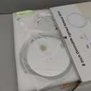 DEIOVWXS Makeup Mirror, 3000mAh Rechargeable Double-Sided Magnifying Vanity Mirror with 3 Colors, 1X/10X, 360 Rotation, Adjustable Brightness, Gifts for Mom, Women,Wife, Girls, Dorm Room Essential (Chrome)