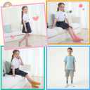 100% Cotton Ankle Socks for Girl, Athletic Moisture Wicking Soft Breathable Cute Socks Small-Medium