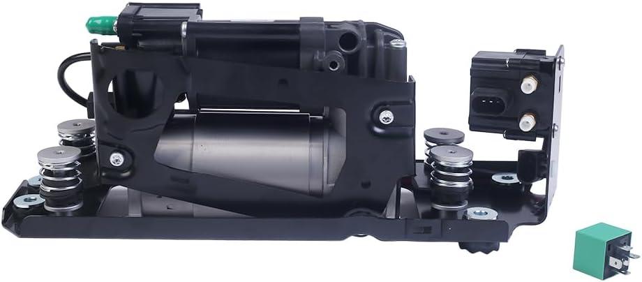 F02 Air Suspension Compressor with Bracket + Valve Block Compatible with BMW 37206875176 F01 F02 F04 F11 5 7 Series 535i GT 740i 750Li 760Li Alpina B7 37206784137 37206789165 37206789450