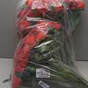 Hotop 120 Pcs Roses Artificial Flowers in Bulk,Long Stem Artificial Flower Bouquet,Silk Real Touch Fake Rose for Wedding Party Table Centerpieces Decor Valentines Gifts(Red)