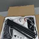 Floor Lamp Black, Standing Lamp, 58" Tall Lamps for Living Room, Simple Pole Lamp with Black Lampshade, On/Off Foot Pedal, Bright Dimming Light for Kids Room Bedroom Office Decor(Without Bulbs)