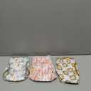 Langsprit Washable Female Dog Diapers (3 Pack) - Doggie Reusable Small Medium Large Dog Diapers for Doggy Puppy Female in Period - Highly Absorbent Dog Heat Panties (Medium,Rabbit, Owl, Lion)