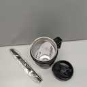 ALOUFEA 20 oz Insulated Coffee Mug Tumbler with Handle, Stainless Steel Travel Mug Tumbler with Lid and Straw,Double Wall Vacuum Leak Proof Ice Coffee Thermal Cup, Black