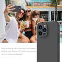 MCFANCE Silicone Magnetic for iPhone 14 Pro Case, Compatible with MagSafe, Full Camera Protection Soft Anti-Scratch Microfiber Lining for iPhone 14 Pro 6.1 inch 2022, Dark Gray