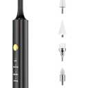 Teeth Polisher, Teeth Cleaning and Whitening Kit, 5 Multi-Function Brush Heads and LED Lights, 4 Speed Modes and IPX6 Waterproof, 3 Handsel Tooth Polish Paste