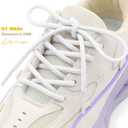 DELELE Hiking Shoe Laces for Boots, 2 Pair Round Boot Laces Heavy Duty, Work Shoelaces Strings