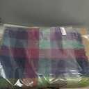 Moon Wool Plaid Throw Blanket, Pure New Wool, Harlequin Tutti Fruitti, Made in UK