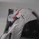 Motorcycle Pants for Men, Waterproof Windproof Motorbike Riding Gear Pants with Removable Armor for All Season White 2XL