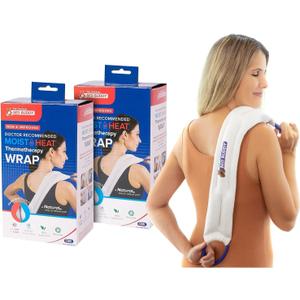 Bed Buddy 2-Pack Microwave Heating Pad for Sore Muscles - Heat Pad for Aches and Pain, Microwavable Heating Pads, Rice Bags for Heat Therapy Microwavable White