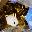 Venforze 12pcs Gold Ramadan Lantern Lights, Ramadan Decorations, Mini EID Mubarak Candle LanternsRamadan Decorations for Home, Table, wall