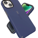 Speck iPhone 14 & iPhone 13 Case Slim Phone Case with Drop Protection, Scratch Resistant with Soft Touch for 6.1 inch iPhones  Dual Layer Case, Prussian Blue/Cloudy Grey CandyShell Pro