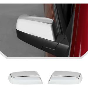 JeCar Chrome Side Mirror Cover Trim Fit for 2014-2018 Chevrolet Silverado/GMC-SIERRA Mirror Cap Cover (2pcs)