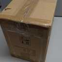 Kalium Wall Sconces Set of Two, Modern Vanity Lights with Double Clear Glass Shade Matte Black Indoor Farmhouse Wall Lights for Bathroom Living Room Bedroom Mirror Hallway Bulb E26 Base (2PCS)