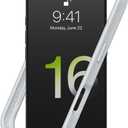 RhinoShield Bumper Case Compatible with [iPhone 16 Pro Max] | CrashGuard - Shock Absorbent Slim Design Protective Cover 3.5M / 11 ft Drop Protection - Platinum Gray