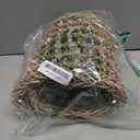 Bird Seagrass Mat 30"  7" Parrot Natural Grass Woven Net Hammock Parakeet Climbing Rope Ladder Mat Chew Toys Cage Accessories for Pigeon Macaw Cockatiel Conure Budgie Cockatoo Rat Bearded Dragon