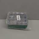 Bonviee 5 Packs Seed Starter Tray with Plant Light, Elevated Seedling Starter Trays Kits with Adjustable Humidity Domes and Clear Cell Tray, 12 Full Spectrum led lamp Beads for Plants Indoor-Green