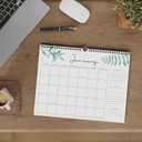Jotsome Wall Calendar 2026, 14.2"x11.2" Monthly Calendar From Now To December 2026, Bleed-Proof Paper Calendar with Notes For Home and Office, Easy Organizing(Florals)