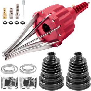 Pneumatic CV Joint Boot Installation Tool, Universal Pneumatic CV Joint Boot Expander Tool and 2 sets of CV Joint Boot (fit Shaft Size 26mm-34mm) Repair Kits, suitable for most vehicle models