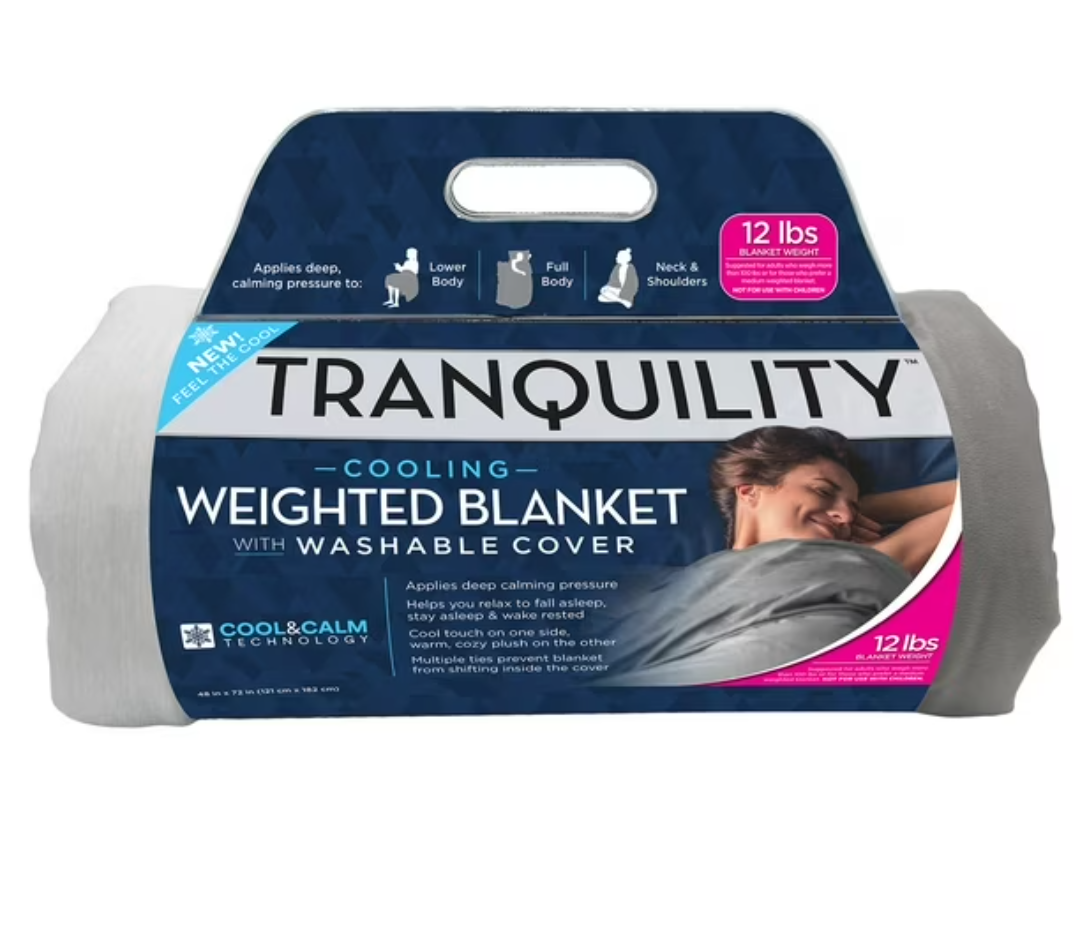 Tranquility Cool-to-the-Touch Weighted Blanket, 12 lbs.