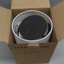 Desk Lamp LED Bulb Included, Small Bedside Table Lamp Plug-in - Classic Wood Base with Flaxen Fabric Shade, Lamps for Night Stands, Simple Nightstand Light for Bedroom, Office, Desk