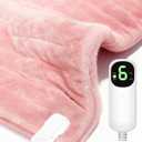 Heating Pad for Period Cramps, Electric Heating Pad for Lower Back,Abdomen Pain Relief,6 Heat Setting (Max 158F), 2H Auto-Off,6ft Cord, Machine Washable, Christmas Gift for Women,12" x 24"